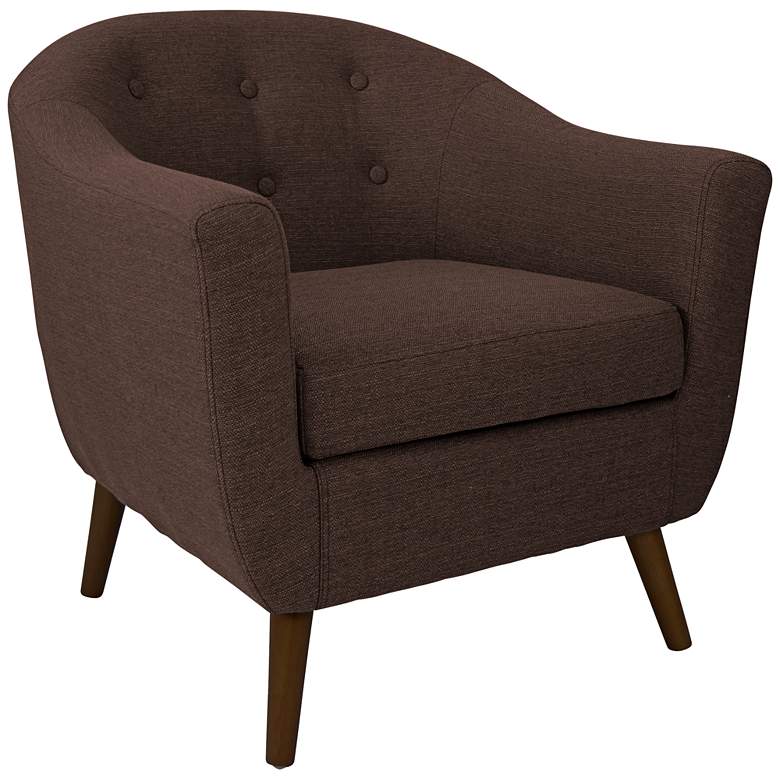 Image 1 Rockwell Espresso Upholstered Accent Chair