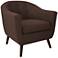 Rockwell Espresso Upholstered Accent Chair
