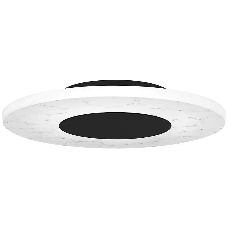 Image 2 Rockwell Integrated LED Matte Black Flush Mount Light