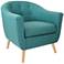Rockwell Teal Upholstered Accent Chair