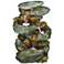 Rocky Falls Three-Tier LED 22" High Fountain