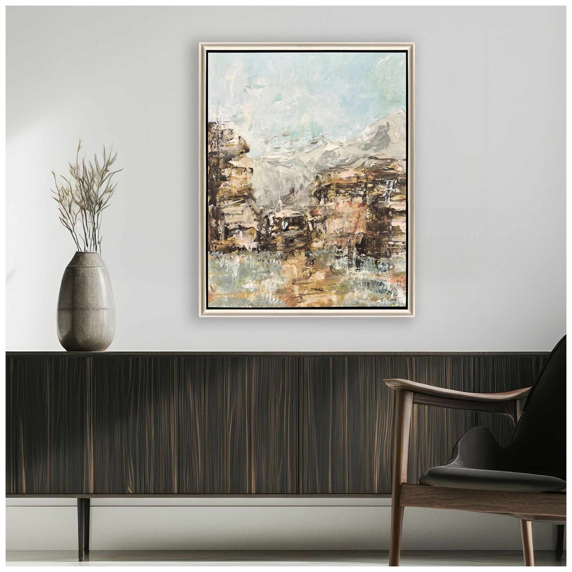 Image 4 Rocky Reflections Journey 26"W x 34"H  Canvas more views