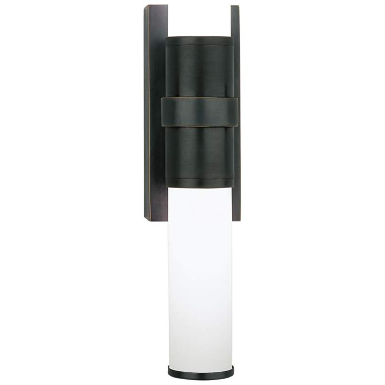 Image 1 Roderick 16 1/2"H Deep Patina Bronze 2-Light LED Wall Sconce