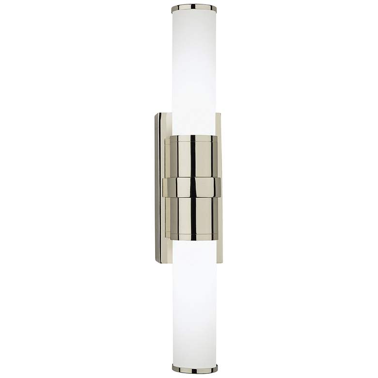 Image 1 Roderick 16 1/2 inchH Polished Nickel 2-Light LED Wall Sconce