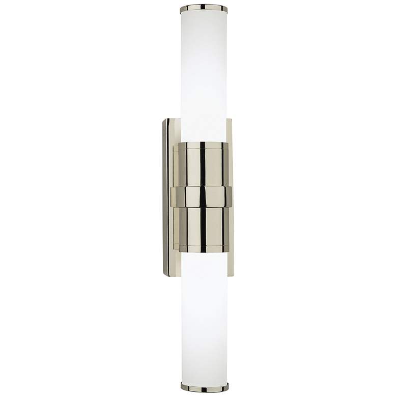 Image 1 Roderick 16 1/2"H Polished Nickel 2-Light LED Wall Sconce
