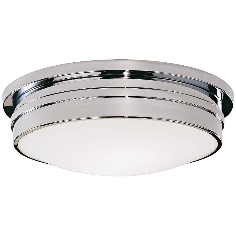 Image 1 Roderick Collection Chrome 17 inch Wide Flushmount Ceiling Light