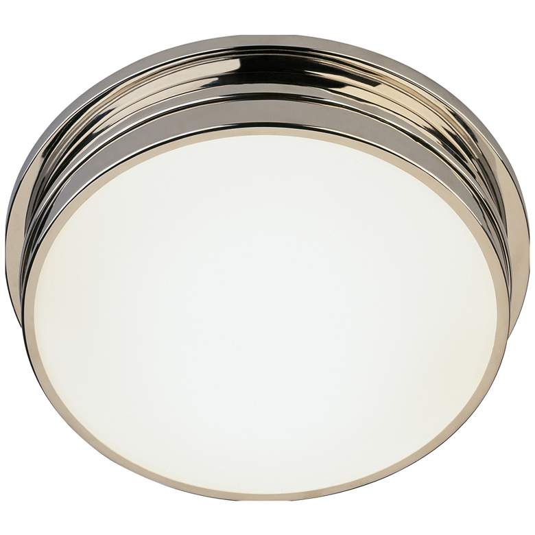 Image 1 Roderick Collection Nickel 13 1/2" Wide Ceiling Light