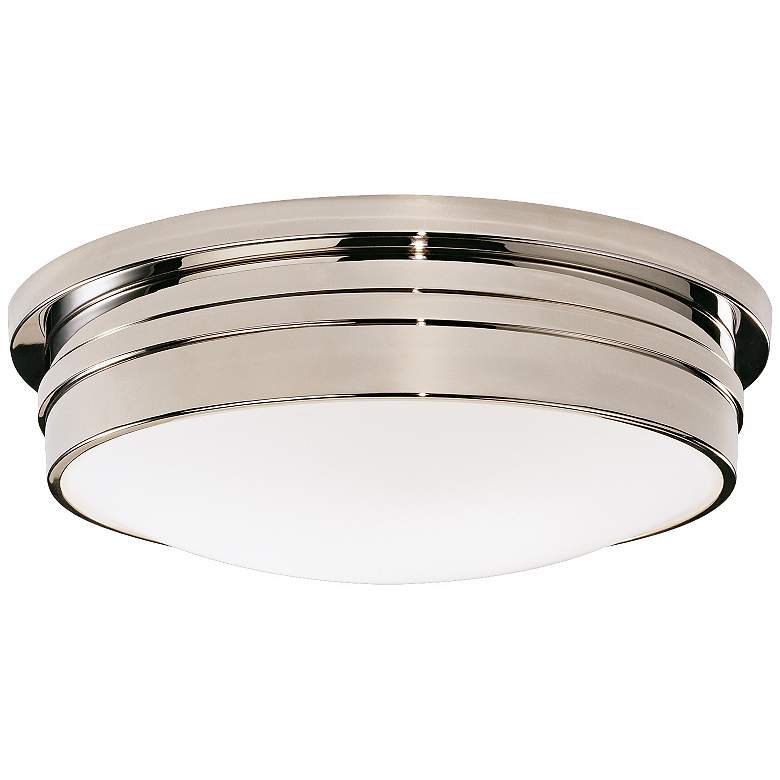 Image 2 Roderick Collection Nickel 17" Wide Flushmount Ceiling Light