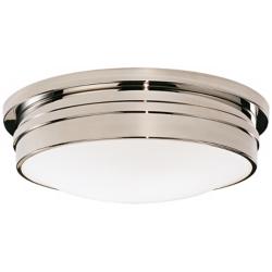 Roderick Collection Nickel 17" Wide Flushmount Ceiling Light