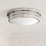 Roderick Collection Nickel 17" Wide Flushmount Ceiling Light