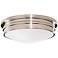 Roderick Collection Silver 17" Wide Flushmount Ceiling Light