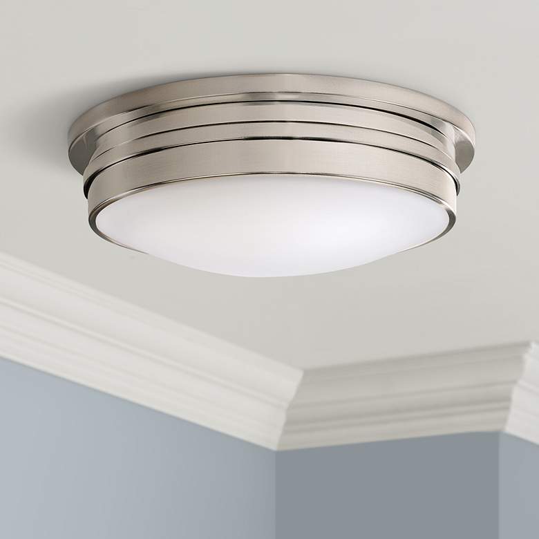 Image 1 Roderick Collection Silver 17" Wide Flushmount Ceiling Light