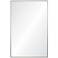 Roderick Satin Nickel 23 1/2" x 35 1/2" Rectangular Wall Mirror