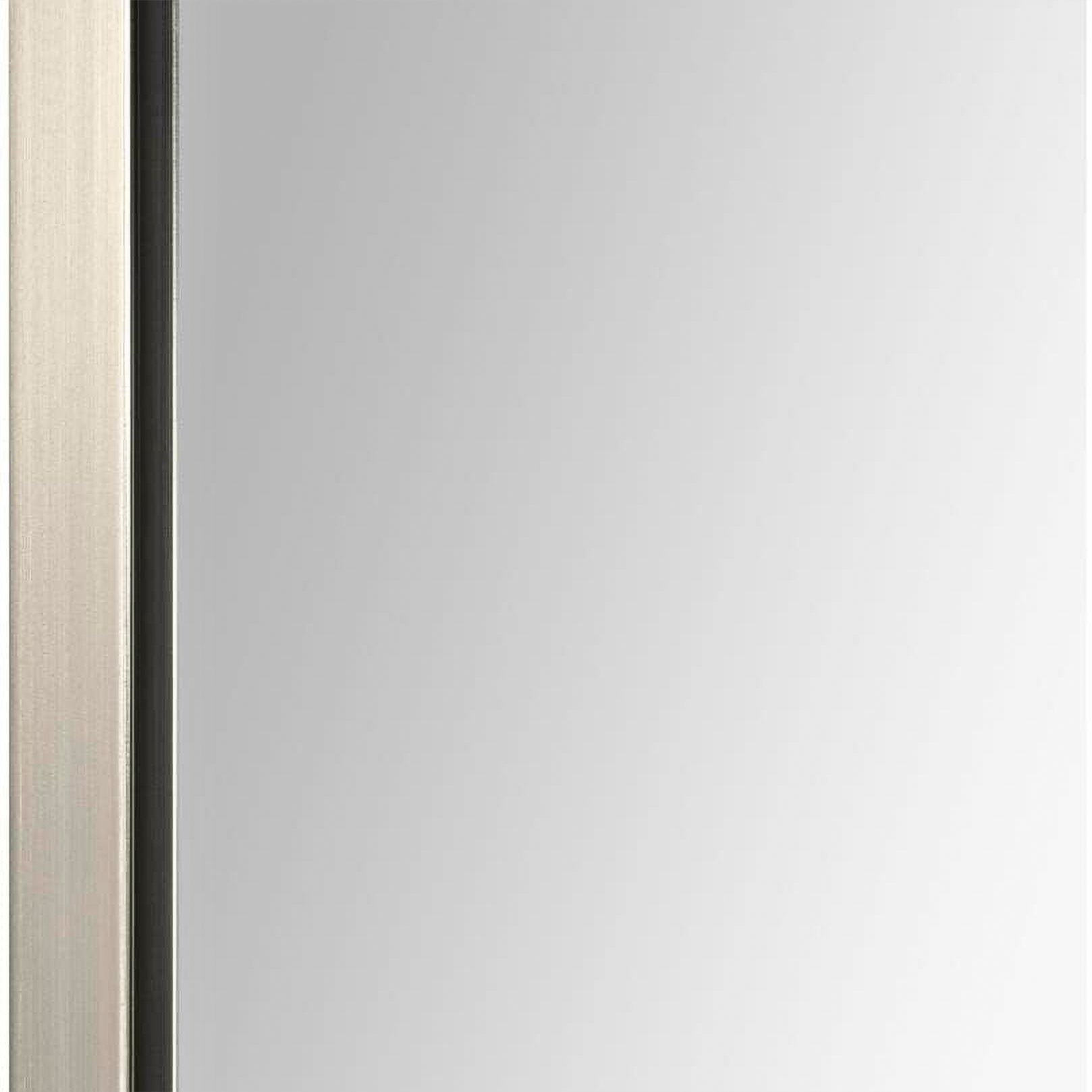 Image 3 Roderick Satin Nickel 23 1/2" x 35 1/2" Rectangular Wall Mirror more views