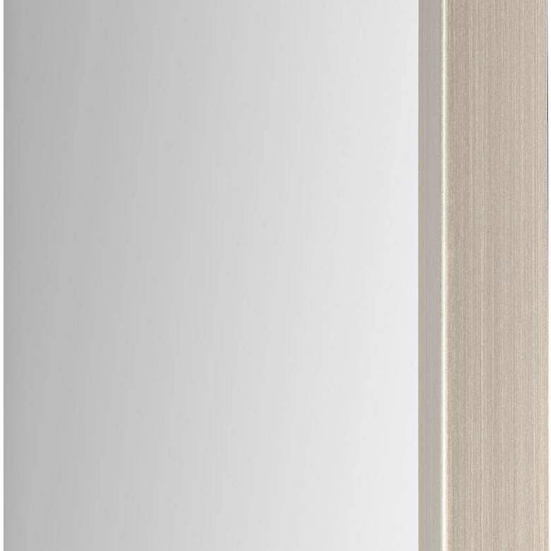 Image 4 Roderick Satin Nickel 23 1/2" x 35 1/2" Rectangular Wall Mirror more views