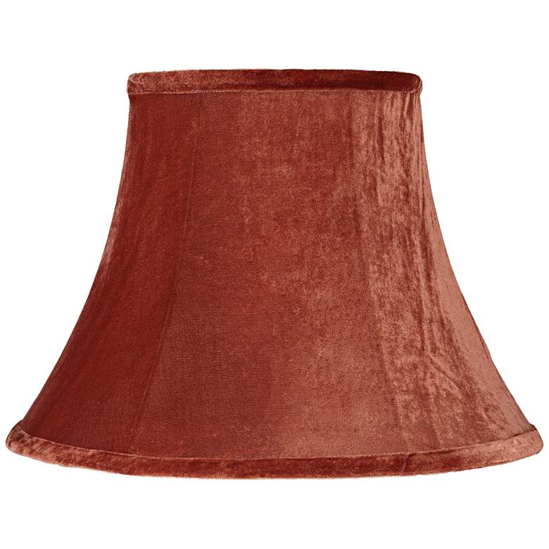 Image 1 Rodger Rust Lamp Round Slant Bell Shade 8x15x11 (Spider)