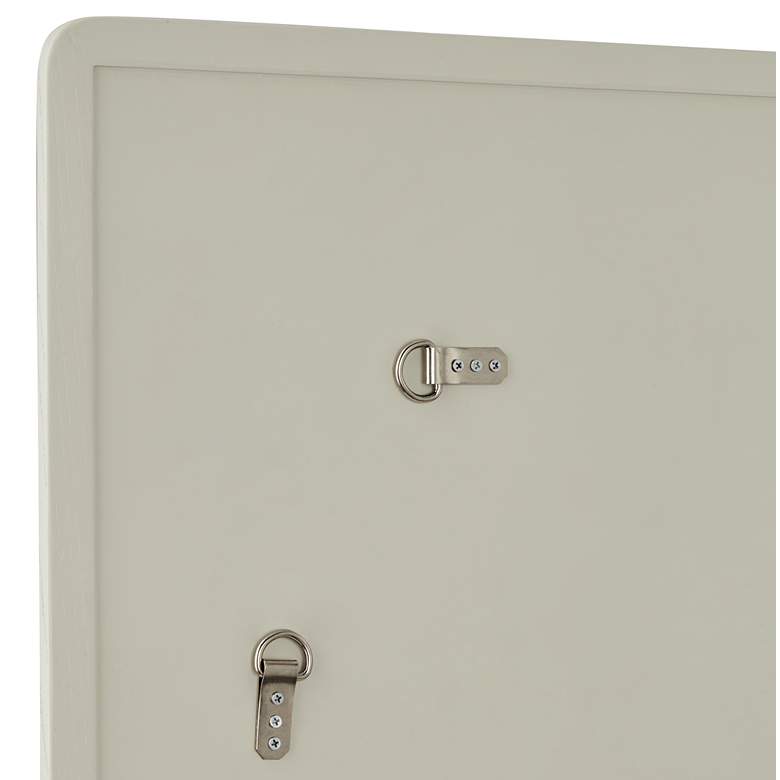Image 4 Rodgers Matte Beige Gold 28" x 42" Rectangular Wall Mirror more views