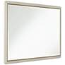 Rodgers Matte Beige Gold 28" x 42" Rectangular Wall Mirror