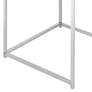 Thumbnail4 of Rodney Chrome and Clear Glass Nesting Table Set of 2 more views