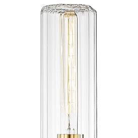 Image2 of Roebling 23 3/4" High Aged Brass 2-Light Wall Sconce more views