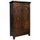 Rogue Valley 73" High Rustic Hardwood Wine and Bar Cabinet
