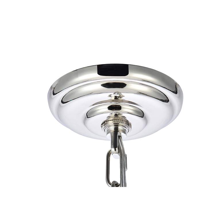 Image 7 Rohan 30" Wide Polished Nickel 6-Light Chandelier more views