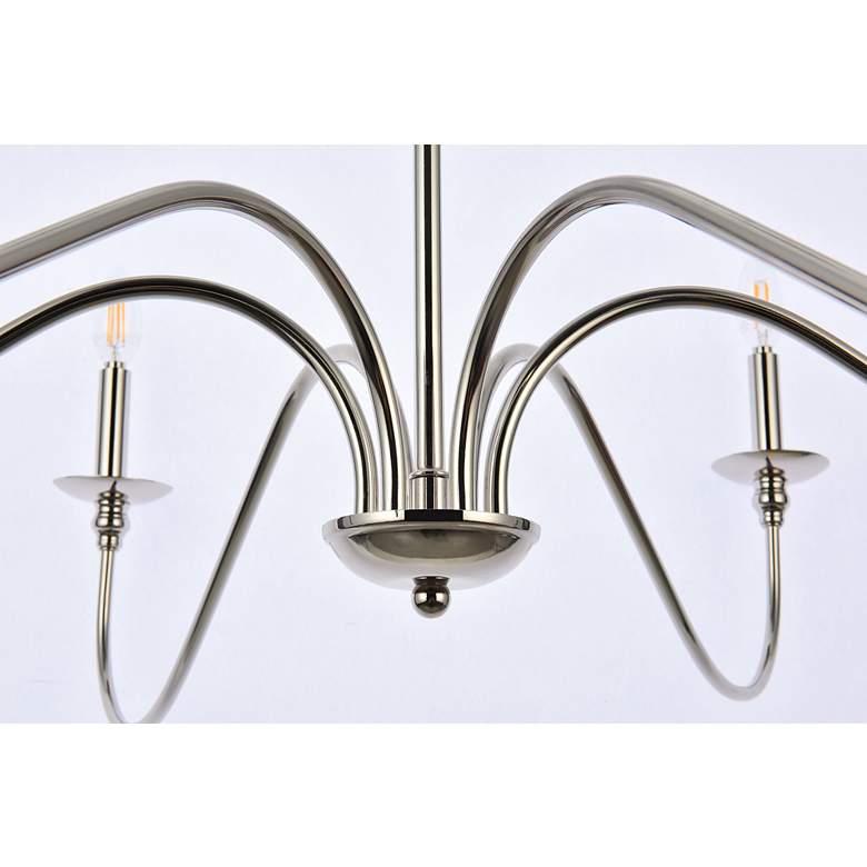 Image 5 Rohan 42" Chandelier In Polished Nickel more views