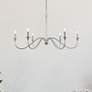 2_Rohan 48" Wide Polished Nickel 6-Light Chandelier