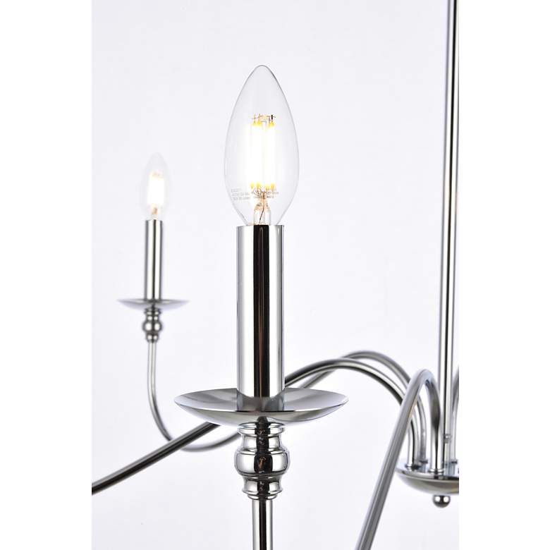 Image 5 Rohan 6 Lts Polished Nickel Chandelier more views