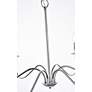 6_Rohan 6 Lts Polished Nickel Chandelier more views