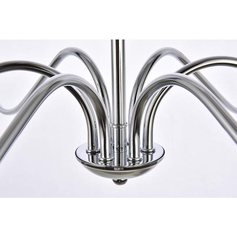 Image 7 Rohan 6 Lts Polished Nickel Chandelier more views