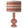 Rojo Dust Bold Stripe Apothecary Table Lamp