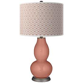 Image1 of Rojo Dust Diamonds Double Gourd Table Lamp