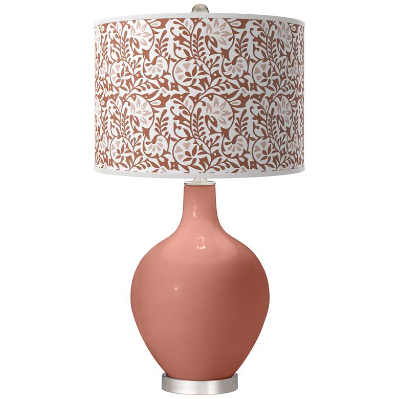Image 1 Rojo Dust Gardenia Ovo Table Lamp