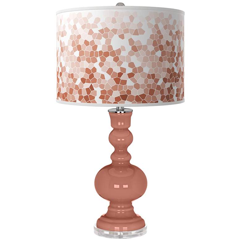 Image 1 Rojo Dust Mosaic Apothecary Table Lamp