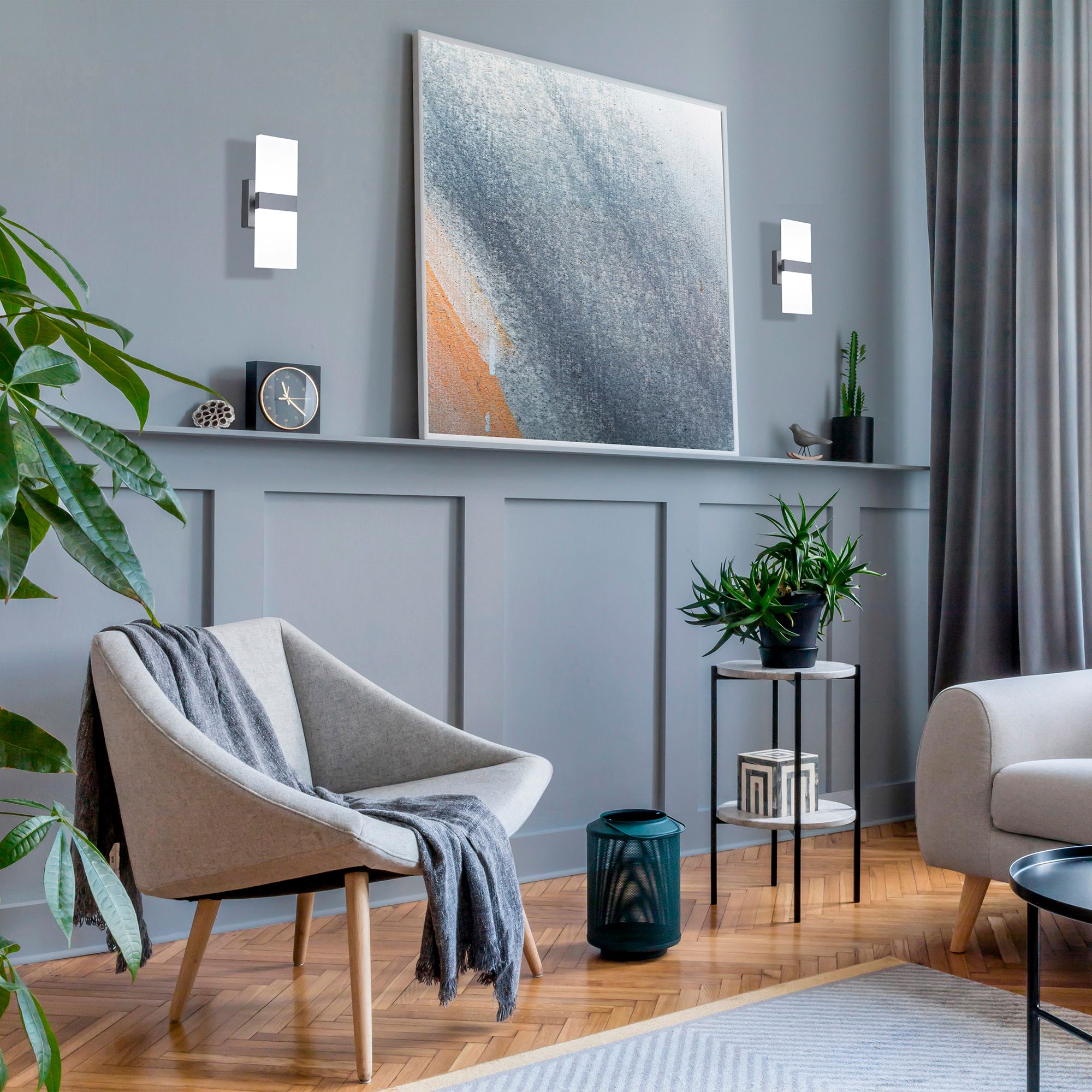 Image 3 Roland 12 In. x 4.5 In. x 2.5 In. Wall Sconce in Black more views