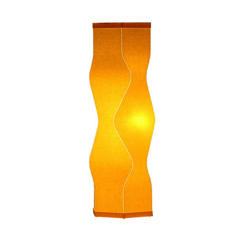 Image 1 Roland Simmons Lumalight Angle Canary Yellow Table Lamp