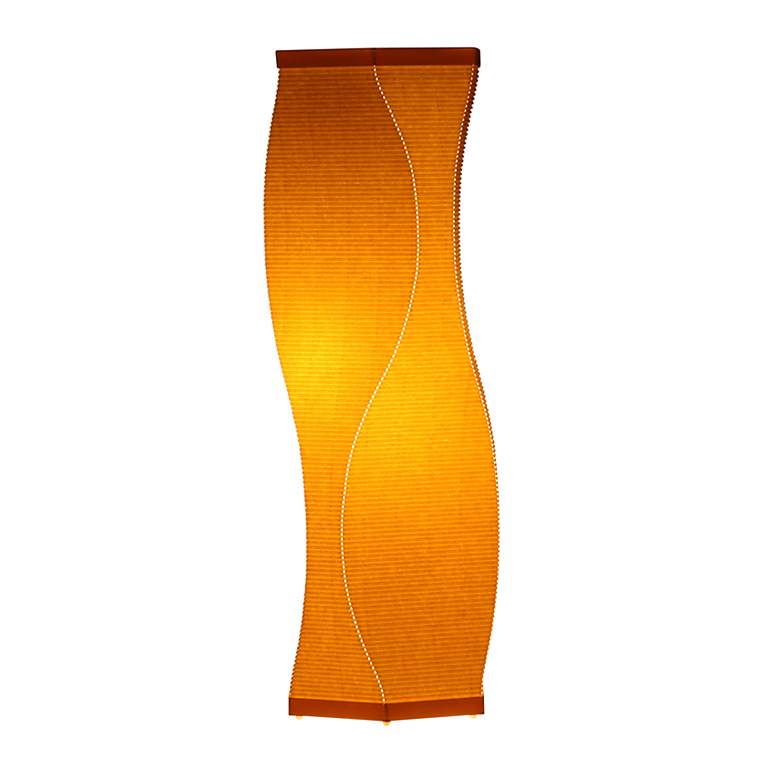 Image 1 Roland Simmons Lumalight Swerve Canary Yellow Table Lamp