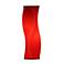 Roland Simmons Lumalight Swerve Flame Red Table Lamp