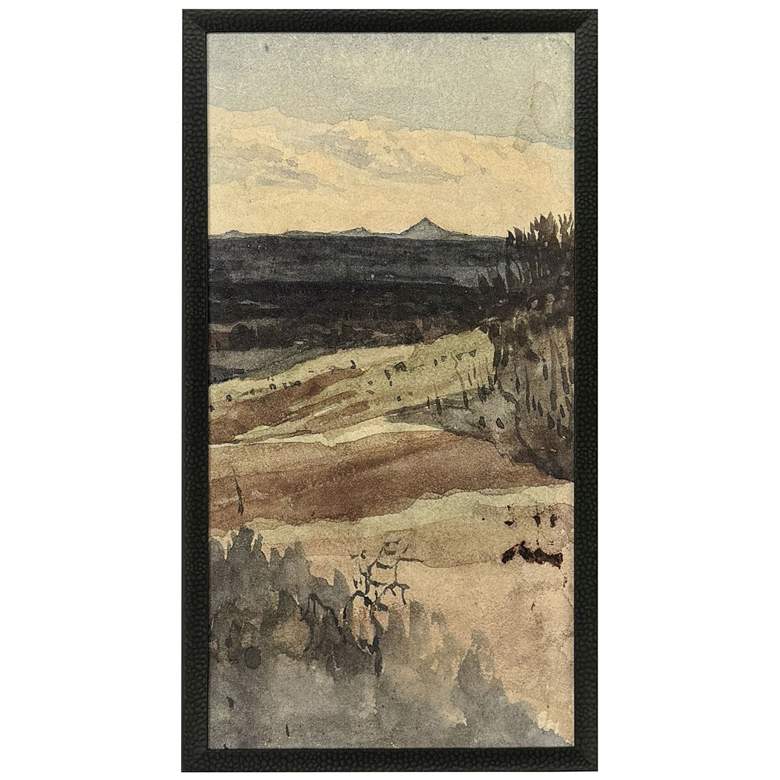 Image 1 Rolling Fields II 27"W x 51"H Framed Wall Art