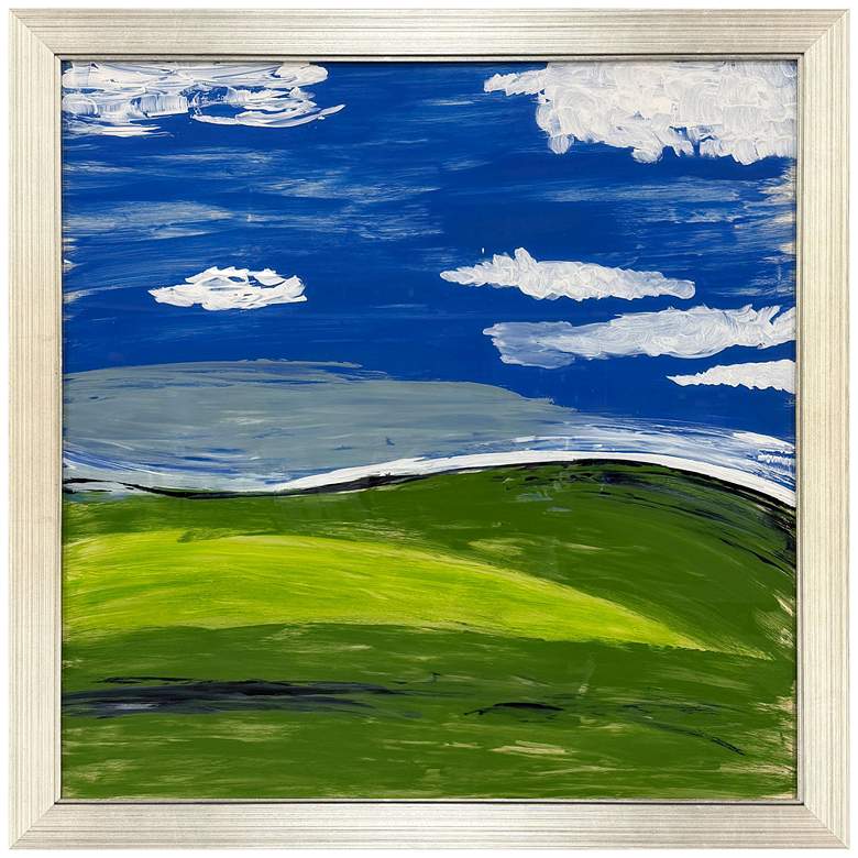 Image 1 Rolling Hills 43"W x 43"H Framed Art