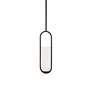 Rollins 4 3/4" Wide Black and Alabaster LED Mini Pendant