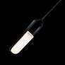 Rollins 4 3/4" Wide Black and Alabaster LED Mini Pendant