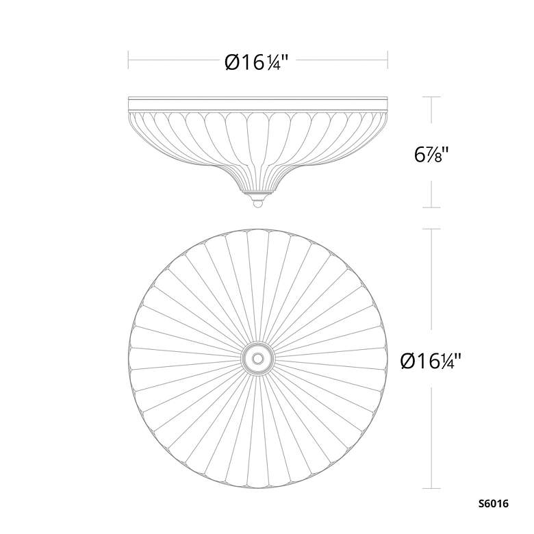 Image 2 Roma 16.5" Wide Polished Chrome Clear Crystal 1-Light Flush Mount more views