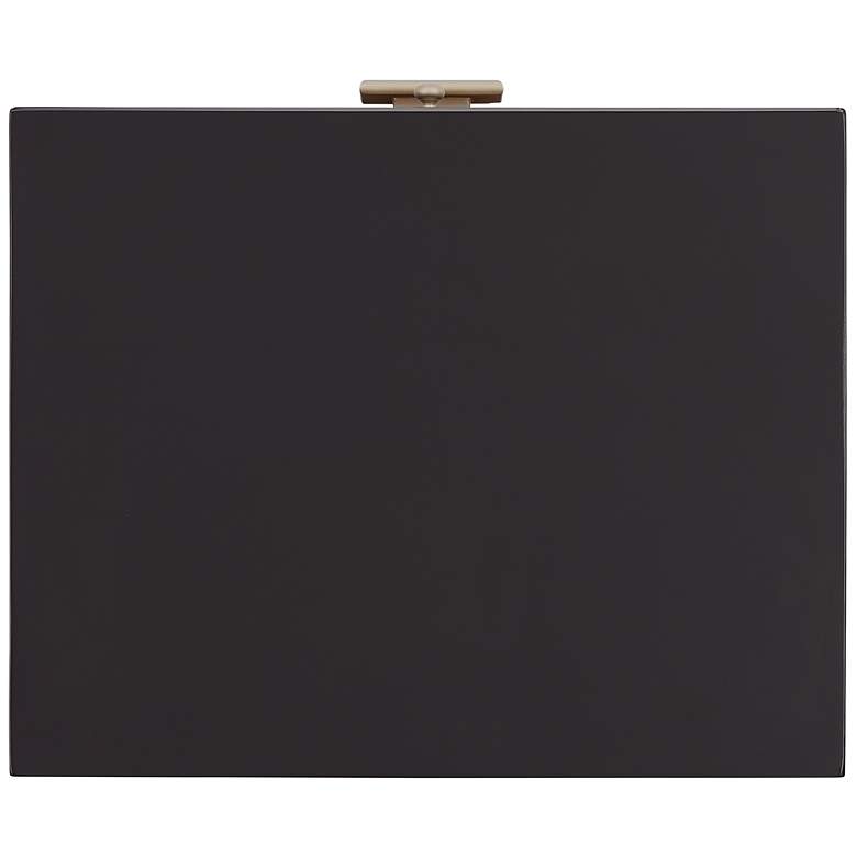 Image 5 Roma 20" Wide Black and Metallic 2-Drawer End Tables Set of 2 more views