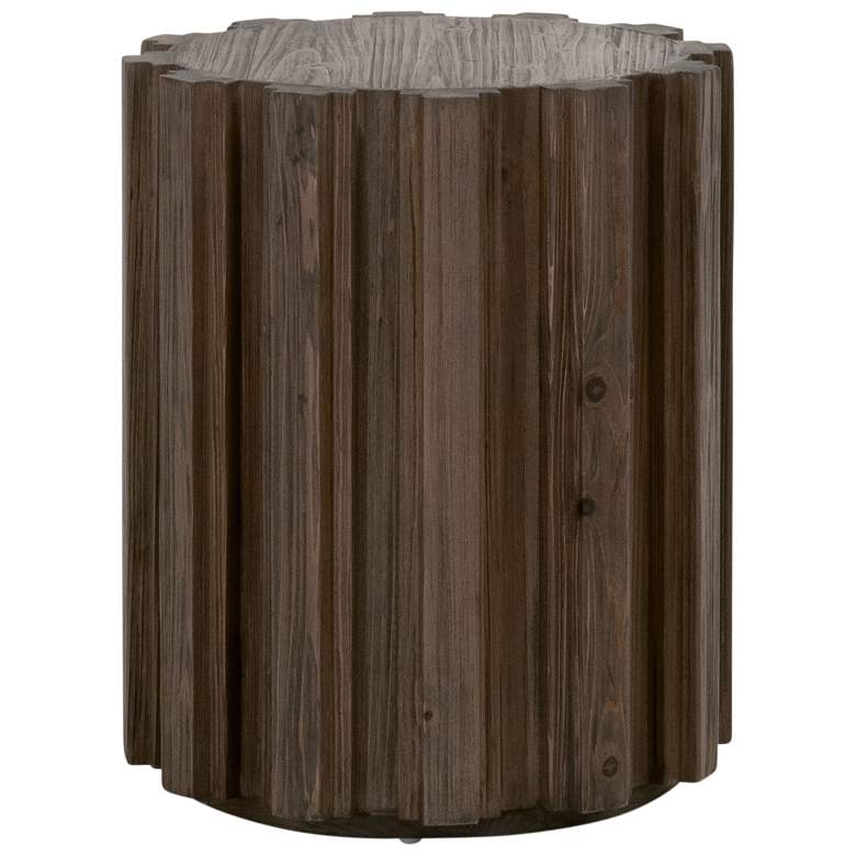 Image 1 Roma Accent Table, Drift Brown Pine