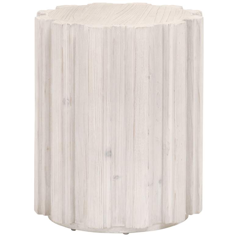 Image 1 Roma Accent Table, White Wash Pine