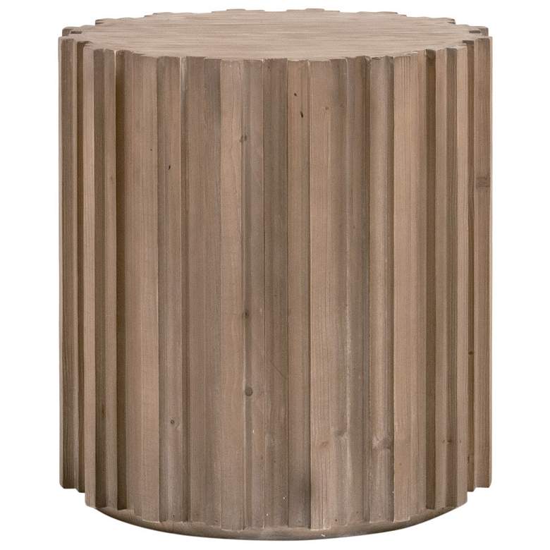 Image 1 Roma End Table, Smoke Gray Pine