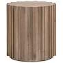 Roma End Table, Smoke Gray Pine
