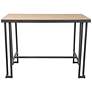 Roman 48" Wide Natural and Gray Rectangular Counter Table